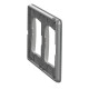 Рамка 2-постовая Schneider Electric Sedna Elements искусственное матовое стекло SDD362802