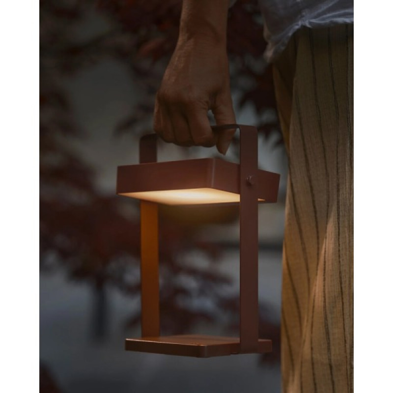 Уличный светильник на солнечной батарее Nordlux 2418035018 Saulio LED 1x3.5W 3000K 200Lm IP44 коричневый