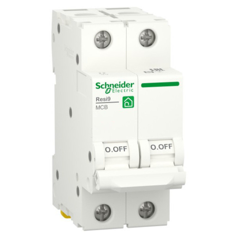 Автоматический выключатель Schneider Electric R9F02232 RESI9 6кА 2P 32A В