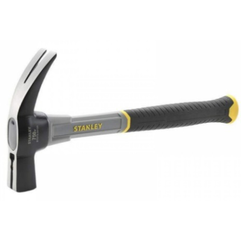 Молоток с ручкой из стеклопластика Stanley STHT0-54123 Coffreur Hammer 750г с прямым гвоздодером