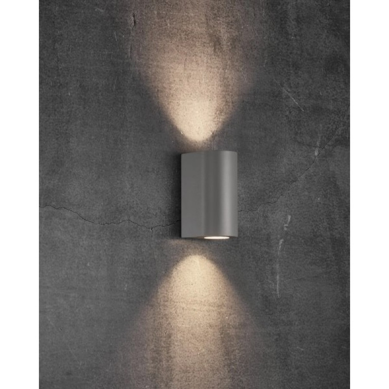 Вуличний світильник Nordlux 49721010 Canto GU10 2x28W IP44 сірий