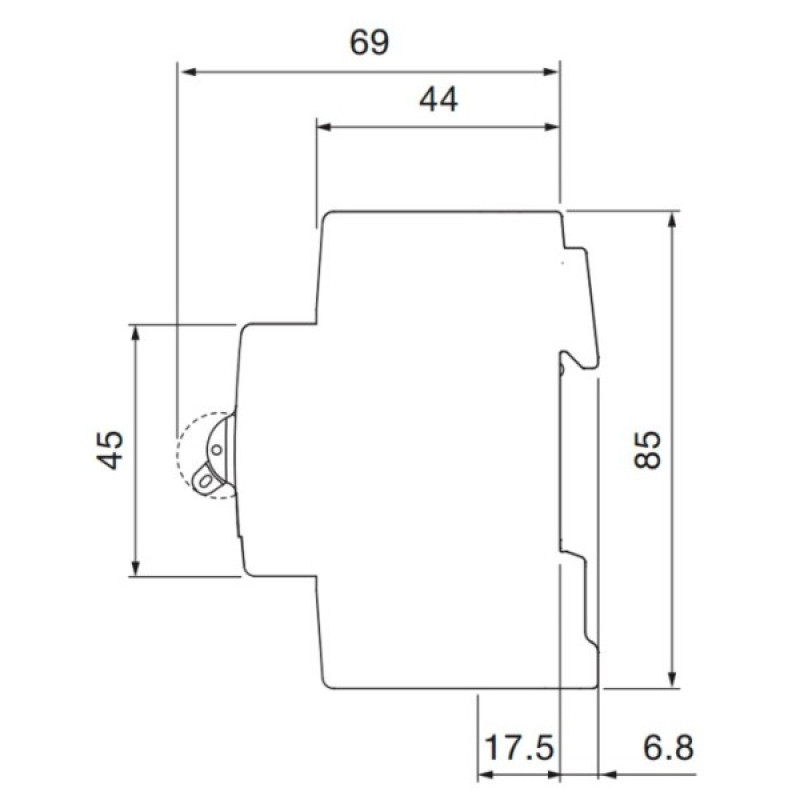 Автомат захисту мережі ABB SH201-B16 тип B 16А