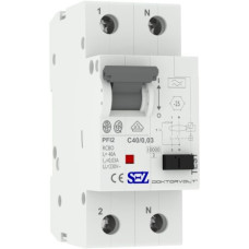 Диф автомат SEZ PFI2 C 40A/0,03A (PFI2C_40A/0,03A)