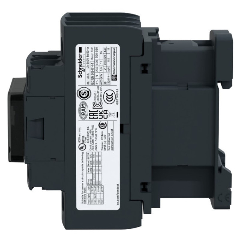 Контактор Schneider Electric TeSys Deca 3Р, 32A, НВ+НЗ 220B
