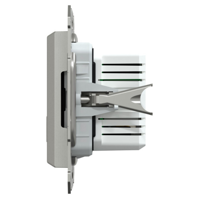 USB розетка Schneider Electric Asfora EPH2700561 тип A+C, 21Вт 3A алюминий