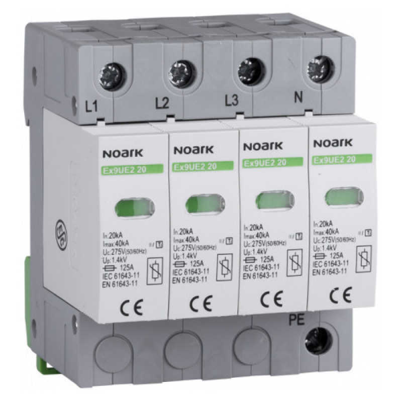 УЗИП NOARK Ex9UE2 20 2 (C) 40кА 275В AC 4P (103357)