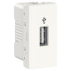 Розетка USB Schneider Electric NU342918 для передачи данных 1М (белый)
