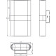 Фасадный светильник Theben theLeda D UDL AL 11,5Вт IP55 (алюминий) th 1020704