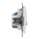 Конечная TV-розетка Schneider Electric Sedna Design & Elements + RJ45 кат. 6 UTP белая SDD111469T
