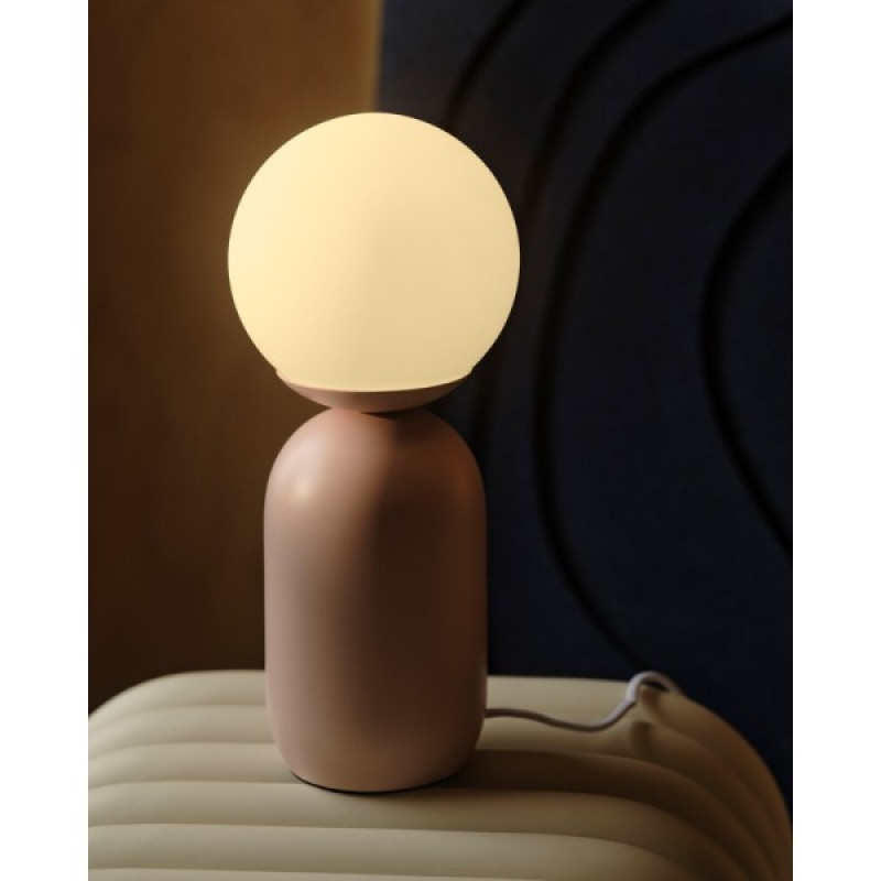 Настольная лампа Nordlux 2011035057 Notti E14 1x25W IP20 розовая