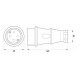 Трифазна вилка E.Next e.plug.rubber.070.32 (4P) 32А