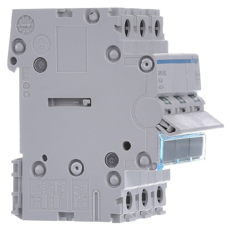 Вимикач навантаження Hager SBN363 3P 63А/400В 3м