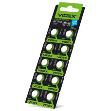 Годинникова батарея Videx AG7/LR926 (AG7/10B/1.5V) 10 шт