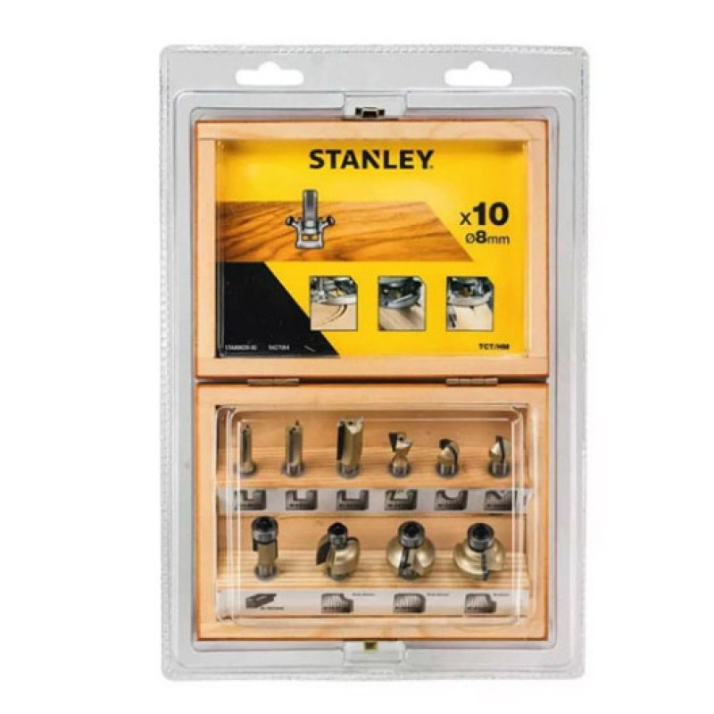 Набор фрез Stanley STA80020 (8шт)