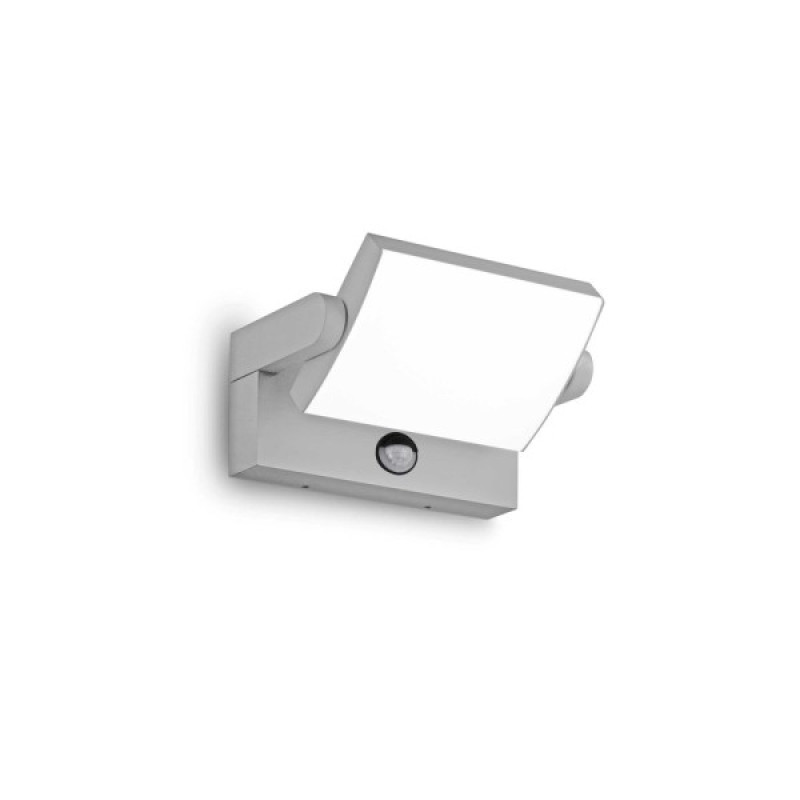 Вуличний світильник з датчиком руху Ideal Lux 326870 Swipe ap Led 1x21W 3000K 2000Lm IP54 Grey