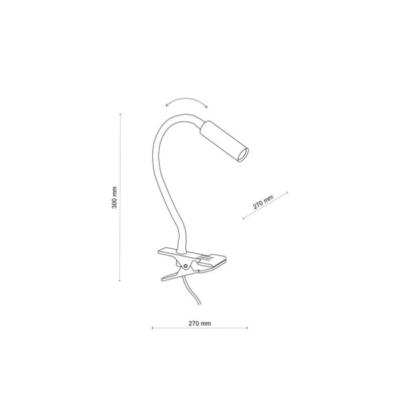 Настольная лампа TK Lighting 16025 Lagos G9 1x6W IP20 Черная