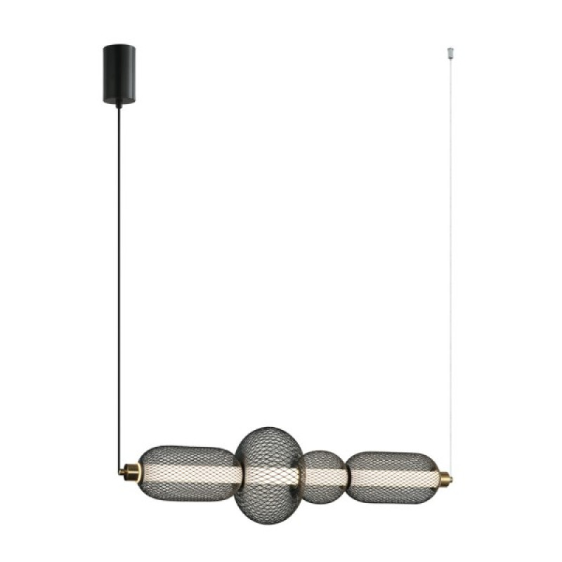 Підвісний світильник, люстра Italux PND-84283-4-BK Marco LED 1x16W 3000K 900Lm IP20 чорний