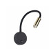 Бра, настінний світильник Tk Lighting 10039 Lagos G9 1x6W IP20 Bk