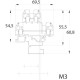Двухуровневая клемма ETI 003901277 VS 4 NA 4мм² (бежевая)