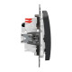 Кнопковий вимикач Schneider Electric Sedna Design & Elements для жалюзі чорний SDD114114