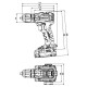 Аккумуляторная дрель-шуруповерт Metabo BS 18 L 2x2Ач Li-Power (614051500)