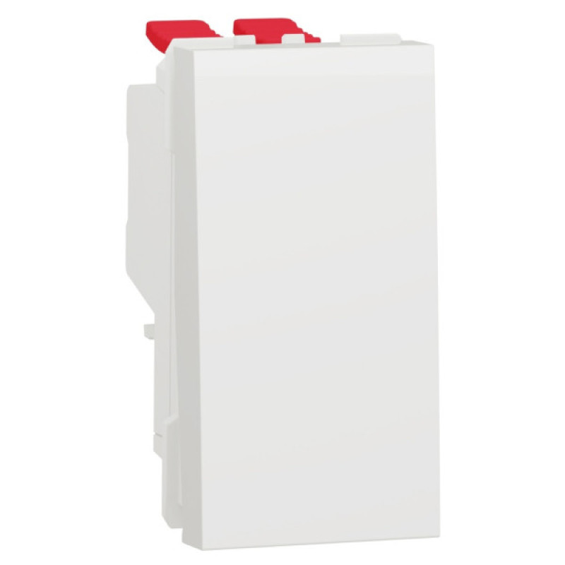 Одноклавишный перекрестный переключатель Schneider Electric NU310518 (схема 7) 10А 1М (белый)