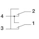 Одноклавишный перекрестный переключатель Schneider Electric NU310518 (схема 7) 10А 1М (белый)