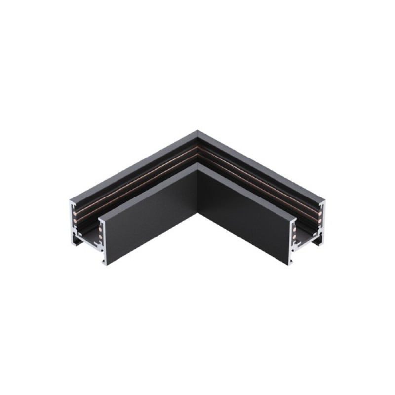 Соединитель угловой Kloodi KDMG-SLIM-TRN ZM 90 BK 48V черный