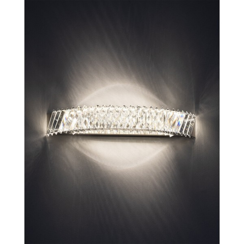 Бра, настінний світильник Nowodvorski 11711 Luxora LED 1x20W 3000K 1400Lm IP20 хром