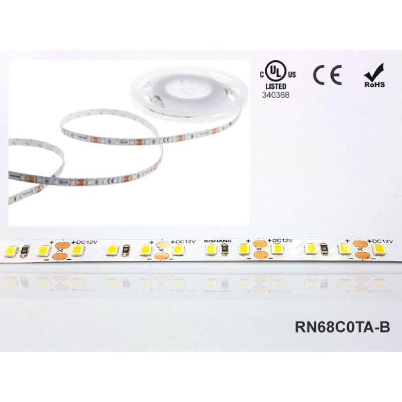 LED лента RISHANG 120-2835-12V-IP65 8,6W Red 5м (RN68C0TA-B-R)
