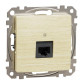 Компьютерная розетка Schneider Electric Sedna Design & Elements RJ45 кат. 5е UTP береза SDD180451