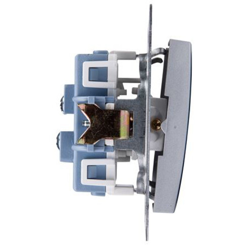 Двойной проходной выключатель Kontakt Simon Simon 54 Premium DW6/2.01/43 (серебро)