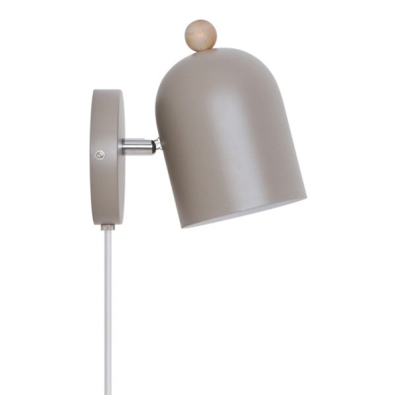 Бра, настенный светильник Nordlux 2412671018 Gaston E27 1x15W IP20 коричневый