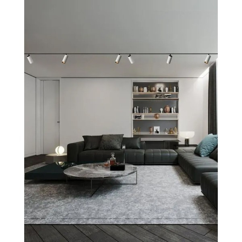 Магнитный трековый светильник Alumled ALMG-M01-1 7W 3000K BK/WH LED 560Lm белый