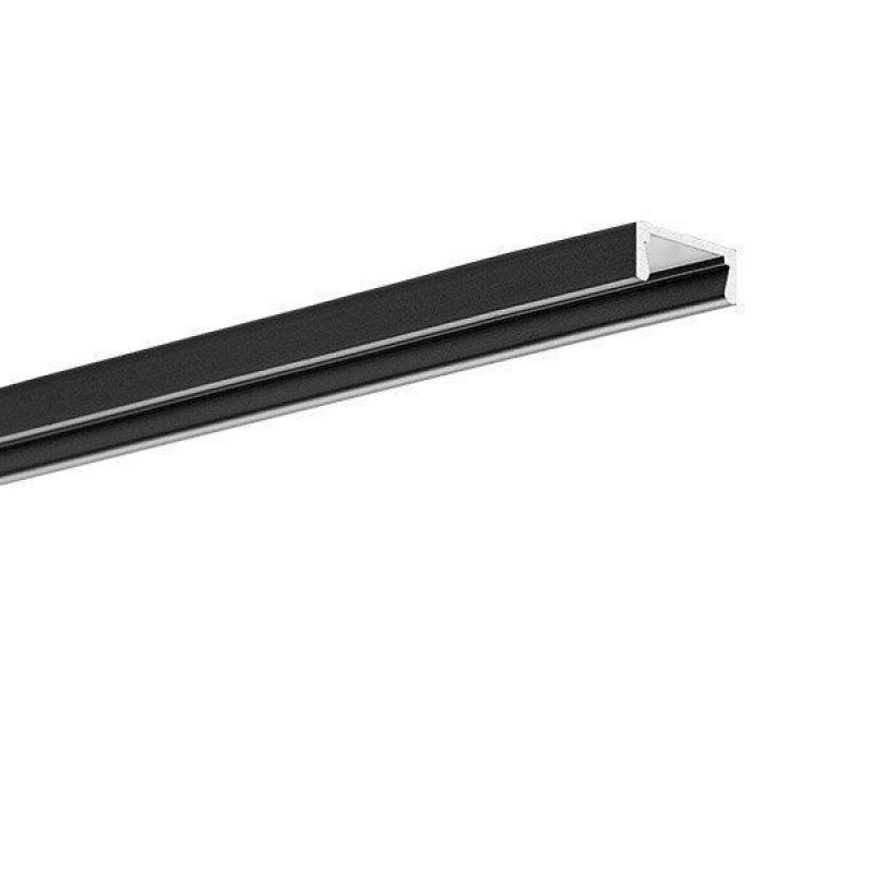 LED-профиль KLUS MICRO-ALU black, 1 метр