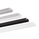 LED-профиль KLUS MICRO-ALU black, 1 метр