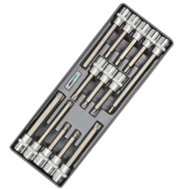Набор торцевых головок со вставками Whirlpower 1/2" 13 предметов