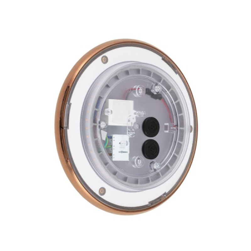Бра для ванної, світильник Nowodvorski 11941 Astra LED 1x8W 3000K 180Lm IP65 мідний