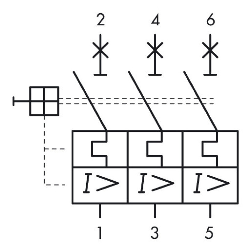 Автомат защиты двигателя Schrack BE400305 0,63-1А 3P