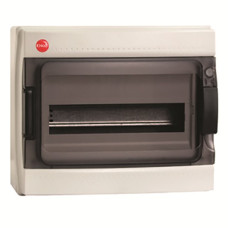 Щит настенный 12 мод. с дверцей RAL7035 Ram Base, DKC