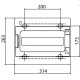 Щит настенный 12 мод. с дверцей RAL7035 Ram Base, DKC