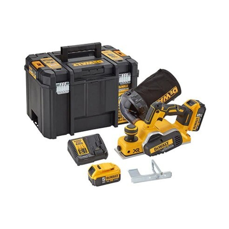 Безщітковий акумуляторний рубанок DeWALT DCP580P2 18В