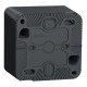 Накладна розетка Schneider Electric MUR36034 із з/к та шторками IP55 (чорний)
