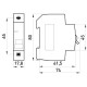Модульний автоматичний вимикач E.Next e.mcb.pro.60.1.B 1р 63А В (p041014)