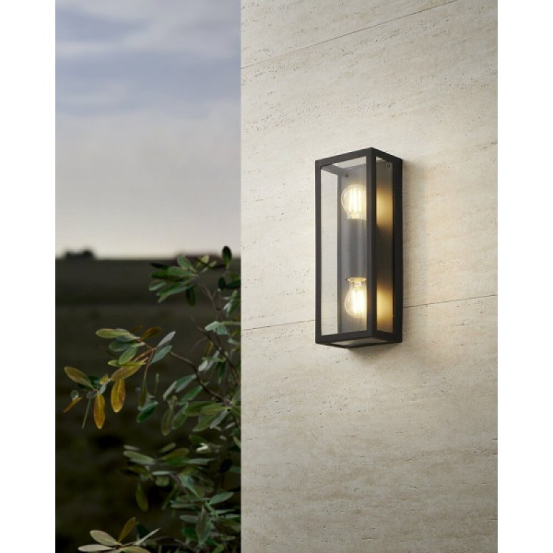Уличный светильник Eglo 98273 Alamonte E27 2x60W IP44 черный