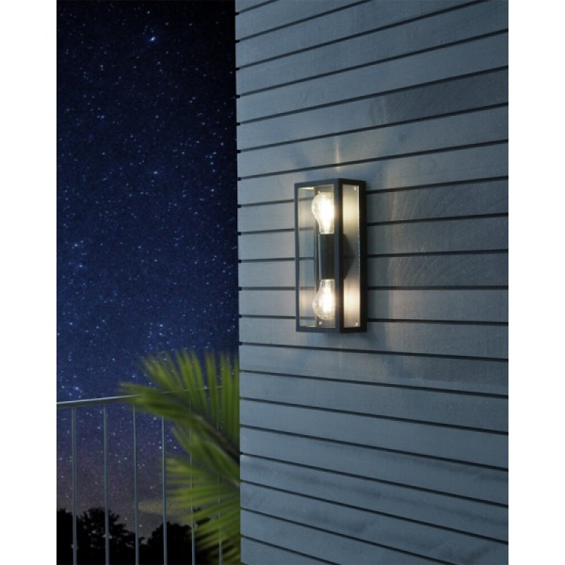 Уличный светильник Eglo 98273 Alamonte E27 2x60W IP44 черный