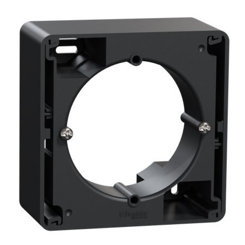 Установча коробка зовнішнього монтажу Schneider Electric Sedna Design чорна SDD114901