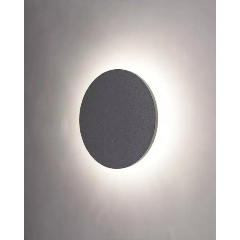 Вуличний світильник MJ-Light 17011 Moon LED 1x6W 4000K 480Lm IP54 чорний