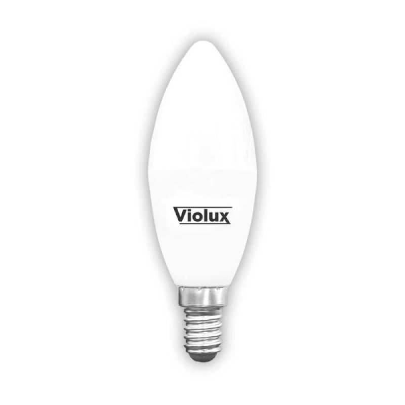 Лампа светодиодная QUANTUM C37 8W E14 6400K Violux ( 814362 )