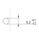 Мини-предохранитель ETI 006710057 CH 5x20 T 20A 250V